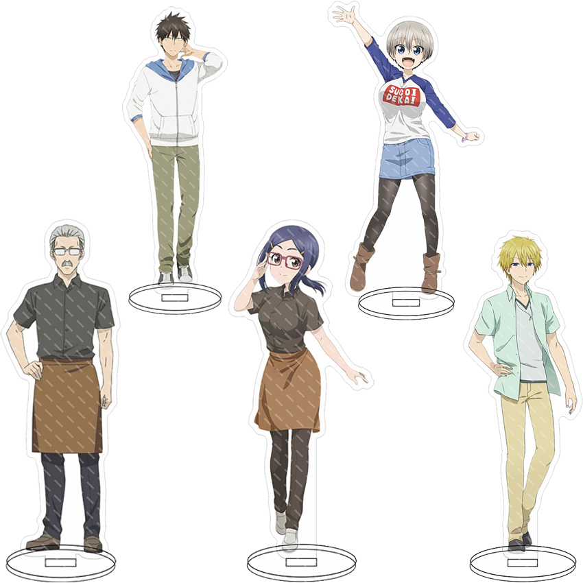 Figma Stand Set - แท่นอะคริลิกอนิเมะขนาด 16 ซม. จากเรื่อง Uzaki-chan Wants