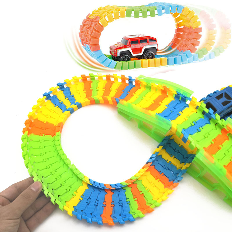 DIY ประกอบ Universal Racing ชุ - Hot Wheels Car Track Sets บทวิจารณ์และราคา
