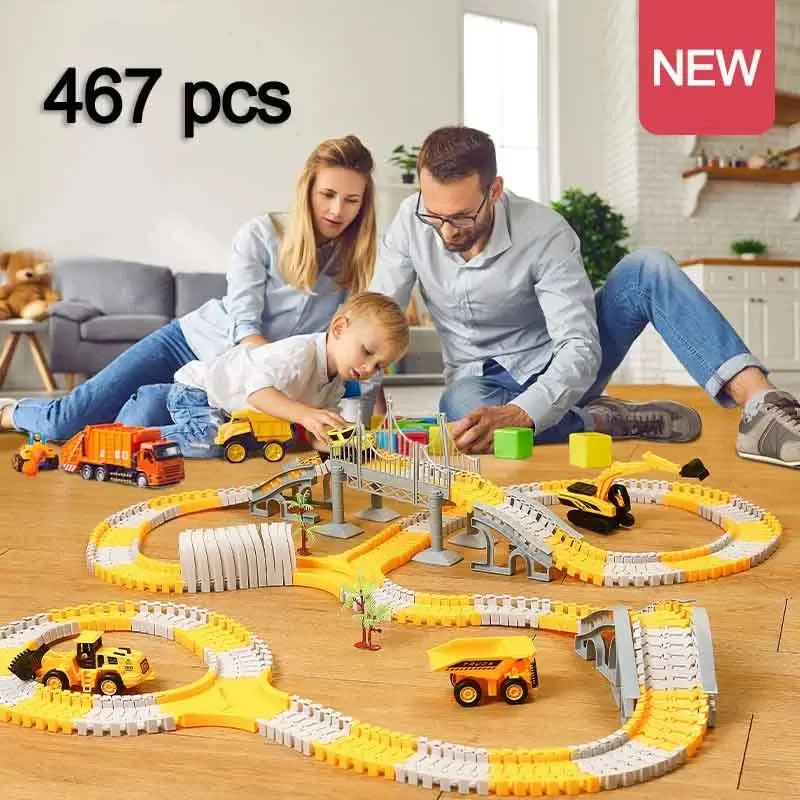137-467pcs เด็กไฟฟ้าของเล่นรถว - Hot Wheels Car Track Sets บทวิจารณ์และราคา