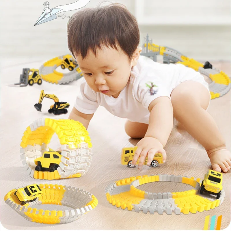 137-467pcs เด็กไฟฟ้าของเล่นรถว - Hot Wheels Car Track Sets บทวิจารณ์และราคา