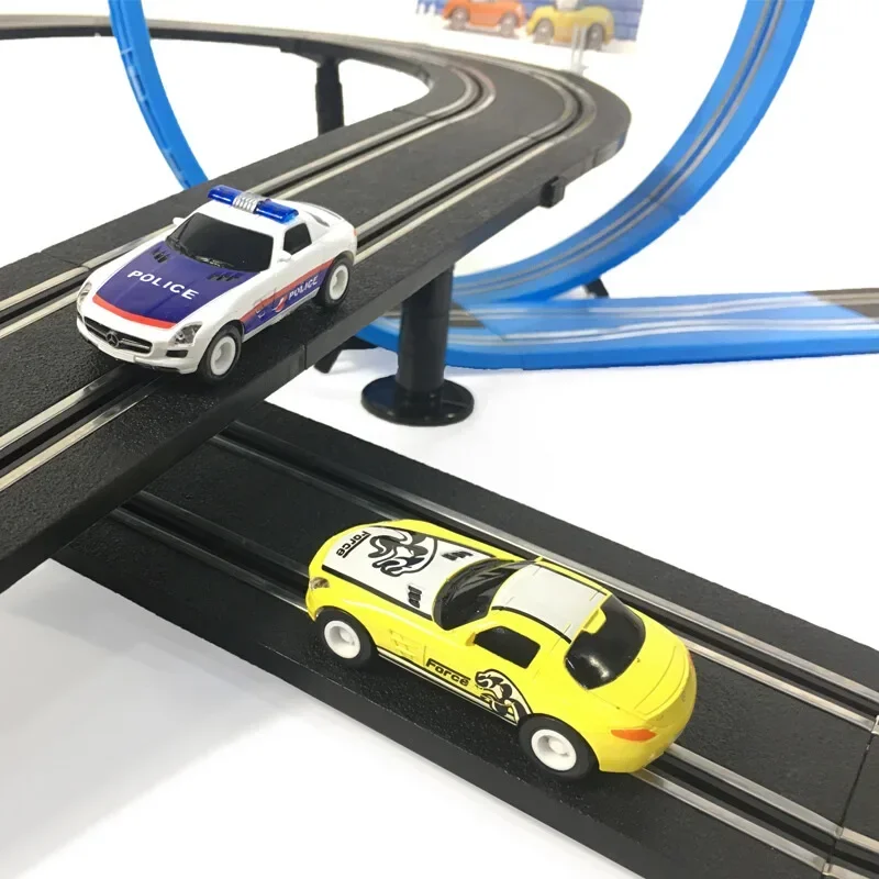 1:64 ใหม่ไฟฟ้าติดตามการแข่งขัน - Hot Wheels Car Track Sets บทวิจารณ์และราคา