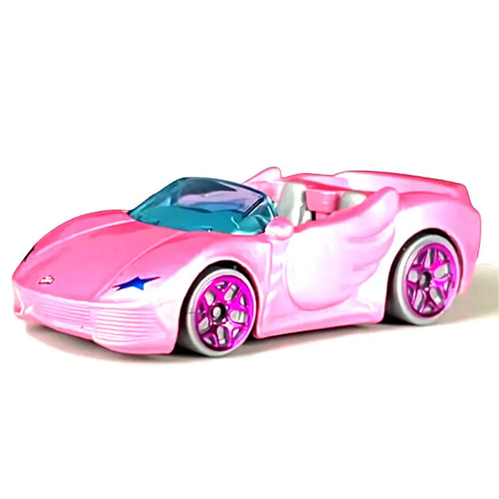 ล้อร้อนสีชมพูตุ๊กตาบาร์บี้พิเศ - Hot Wheels Car Track Sets บทวิจารณ์และราคา